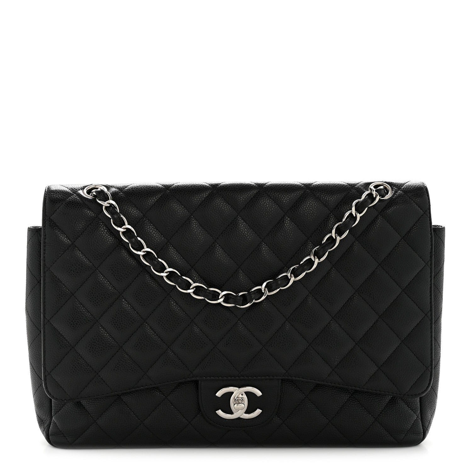 Chanel Caviar Quilted Maxi Double Flap Black 1 of 13