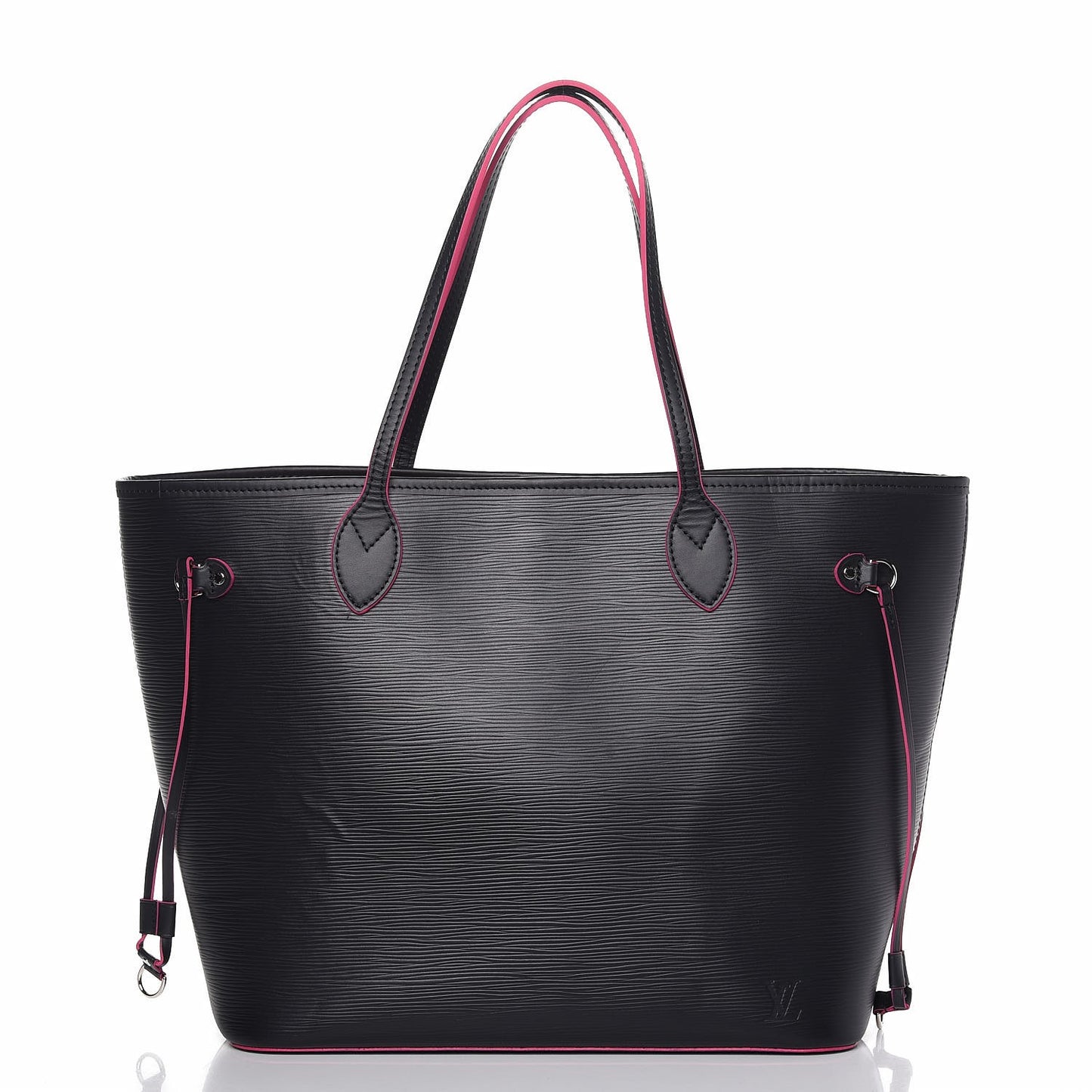 Epi Neverfull MM Black Hot Pink