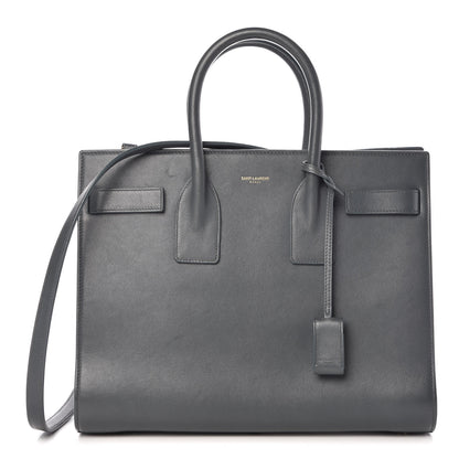 Saint Laurent Calfskin Small Sac De Jour Fog 1 of 8