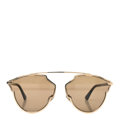 Christian Dior Studded So Real Sunglasses Gold 2 of 8