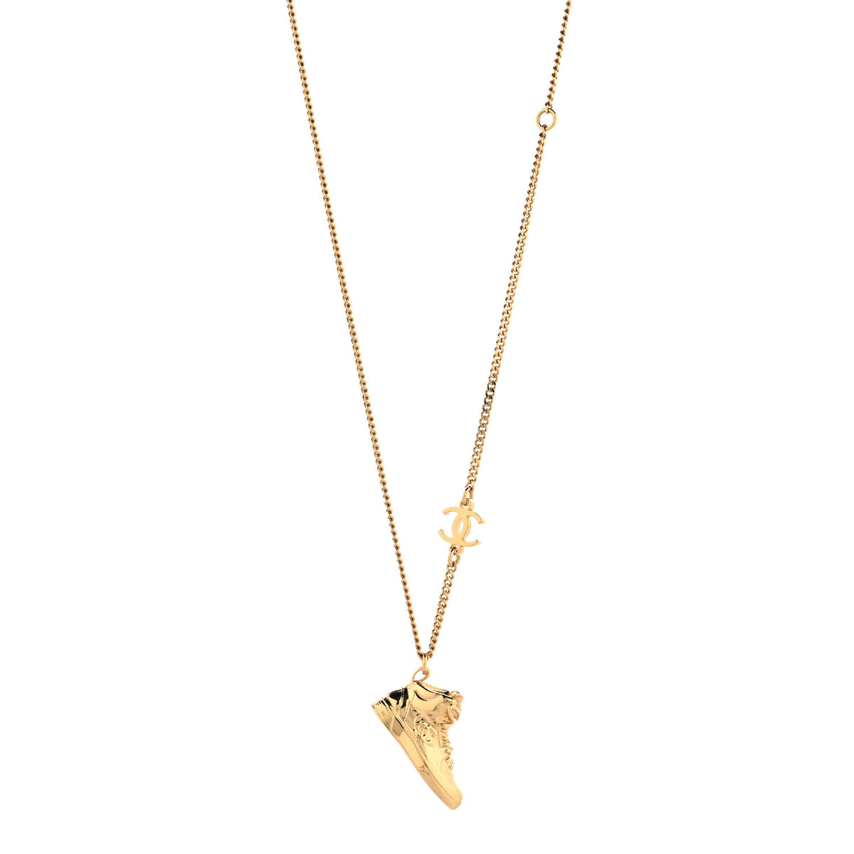 CC Sneaker Motif Necklace Gold
