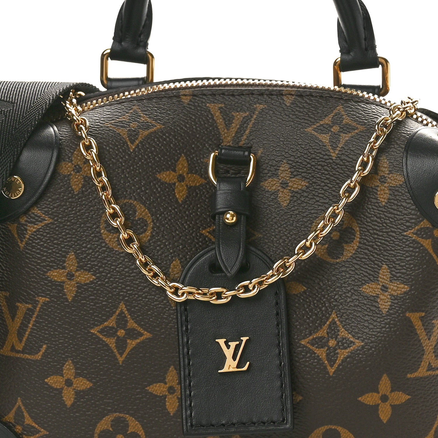 Louis Vuitton Monogram Petite Malle Souple Black 7 of 9