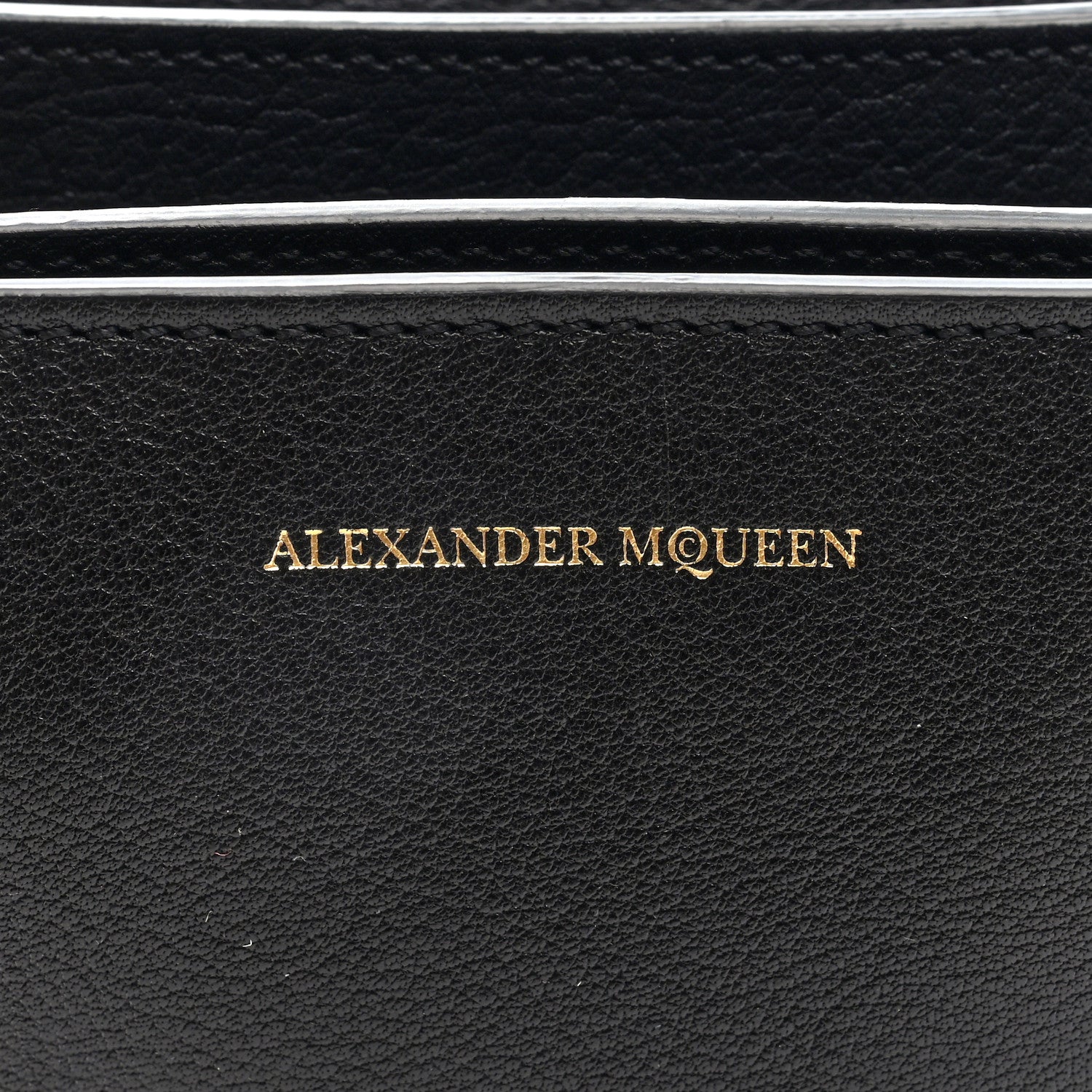 Alexander McQueen Calfskin Small Twin Skull Chain Crossbody Black 6 of 9