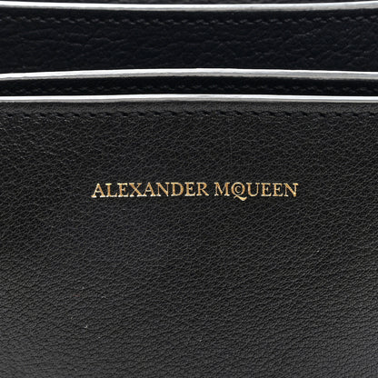 Alexander McQueen Calfskin Small Twin Skull Chain Crossbody Black 6 of 9