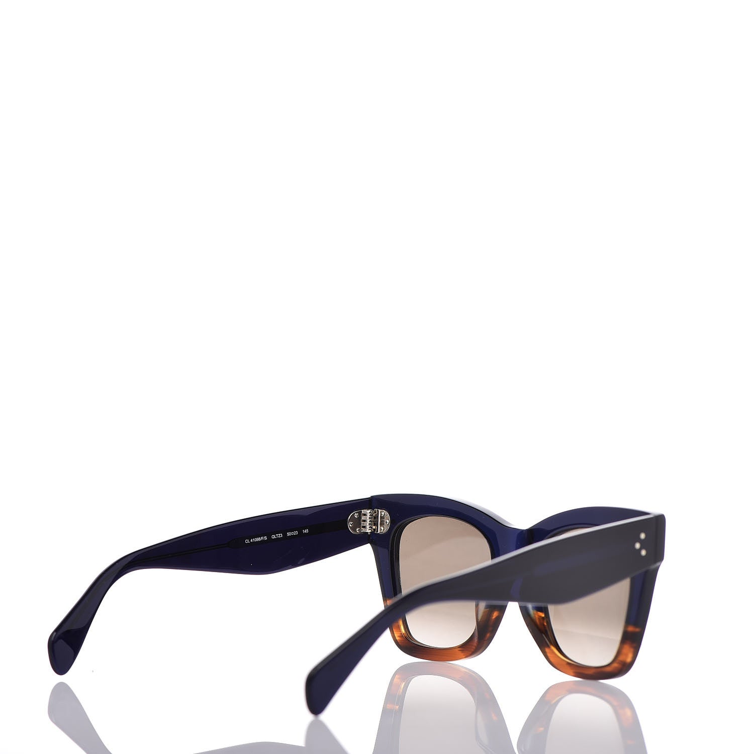 Celine Catherine Sunglasses CL 41098 F/S Blue Havana 4 of 7