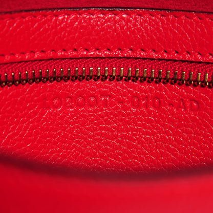 Tom Ford Pebbled Calfskin Large Jennifer Flame Red 6 of 7