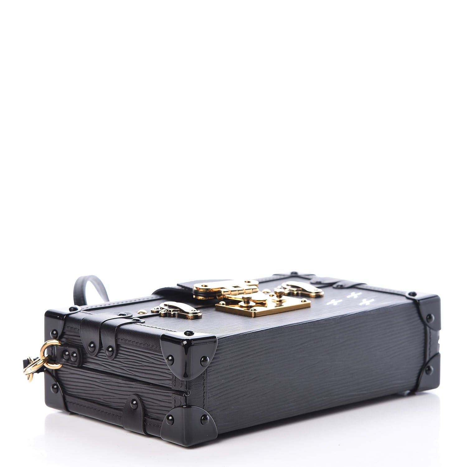 Louis Vuitton Epi Petite Malle Black 4 of 10