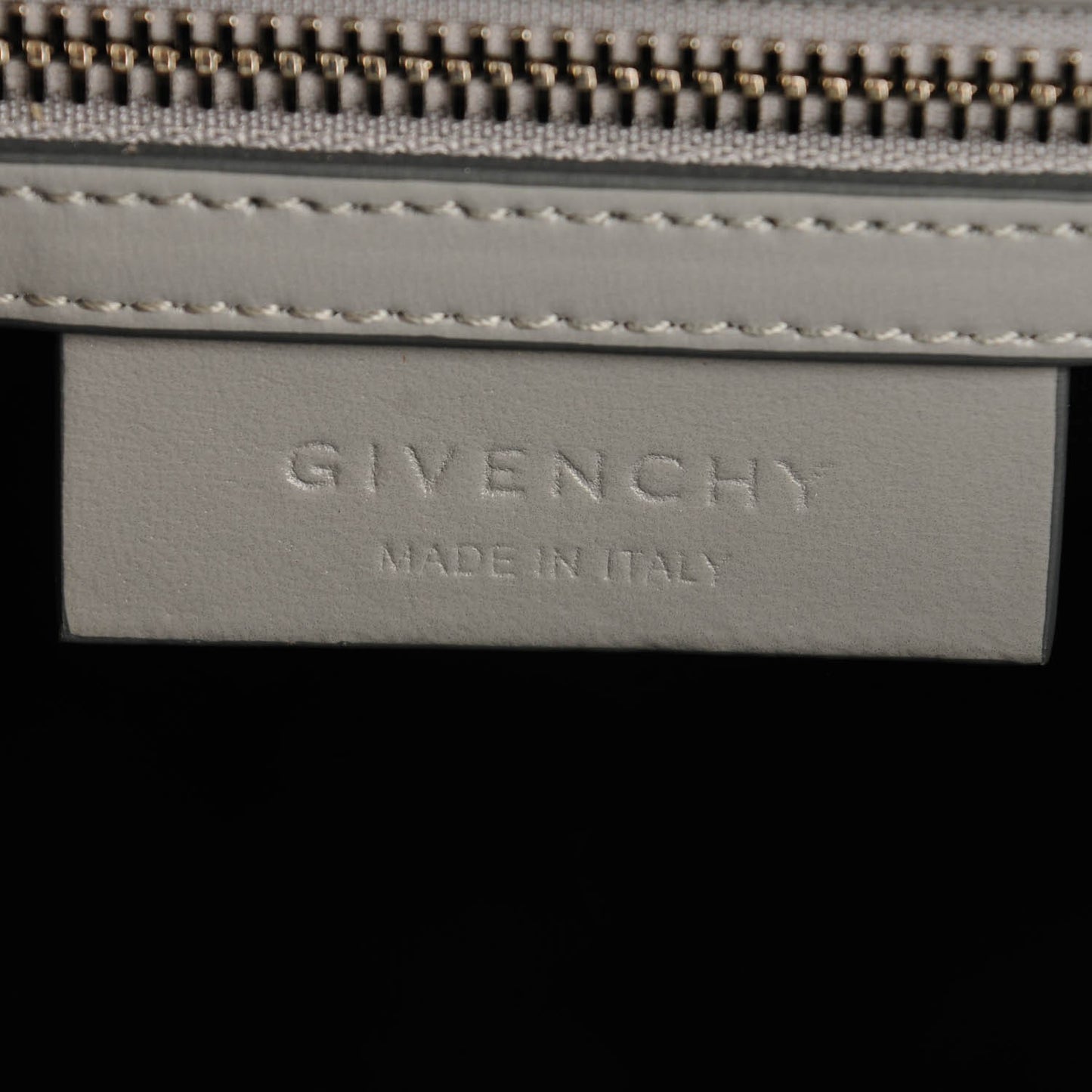 Shiny Lord Calfskin Small Antigona Pearl Grey
