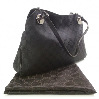 Gucci Monogram Medium Eclipse Shoulder Bag Black 3 of 12