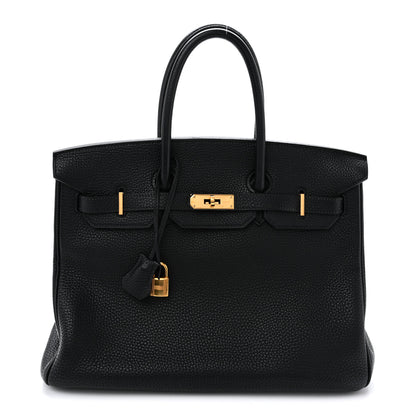 Hermes Togo Birkin 35 Black 1 of 12
