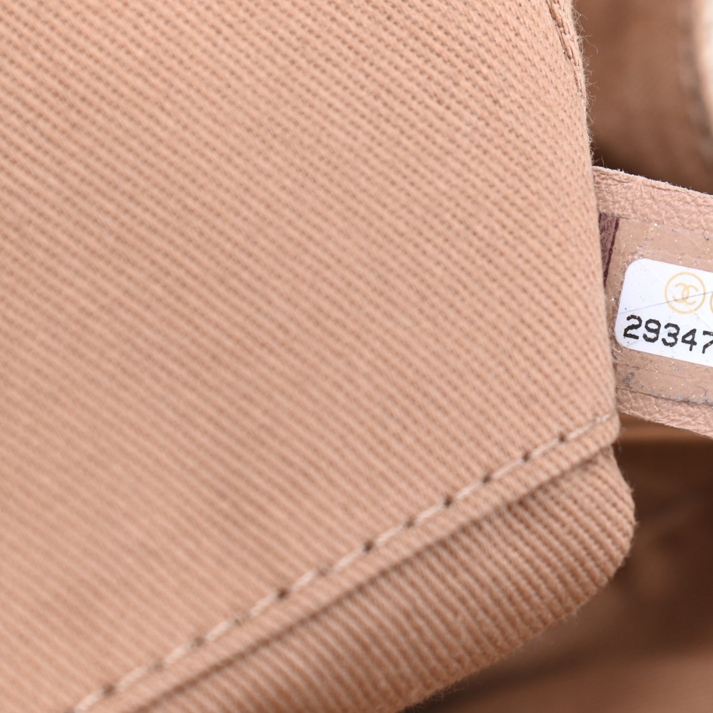 Mixed Fibers Striped Medium Deauville Tote Beige