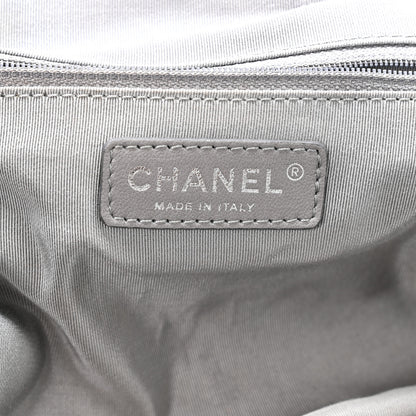 Chanel Calfskin Ultra Stitch Bowler Grey 6 of 11
