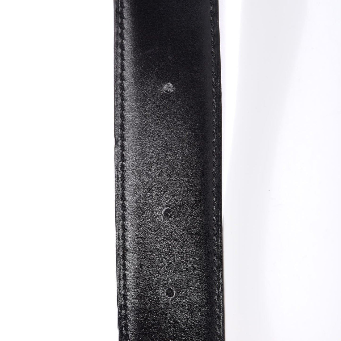 Box Togo 32mm Guilloche H Belt 80 Black Gold