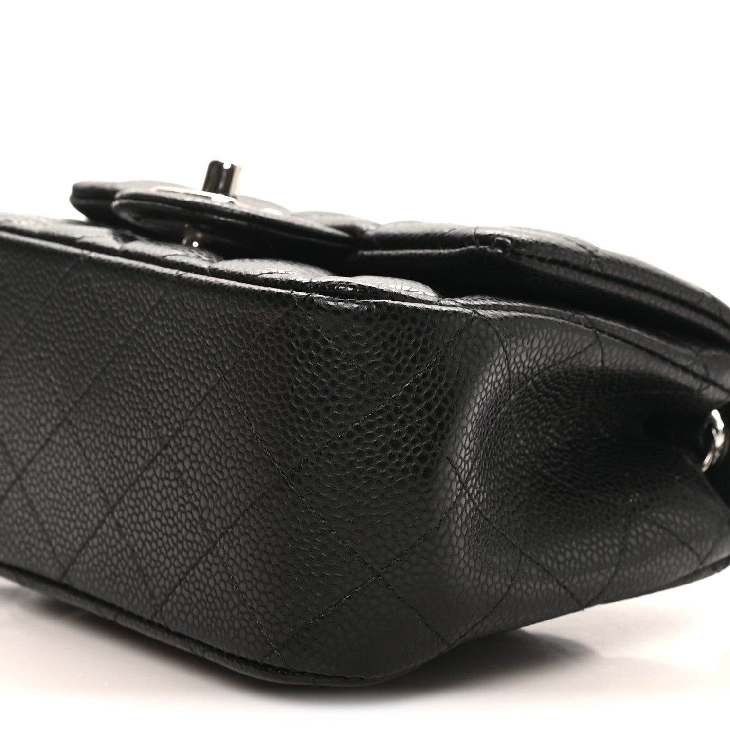 Chanel Caviar Quilted Mini Square Flap Black 9 of 10