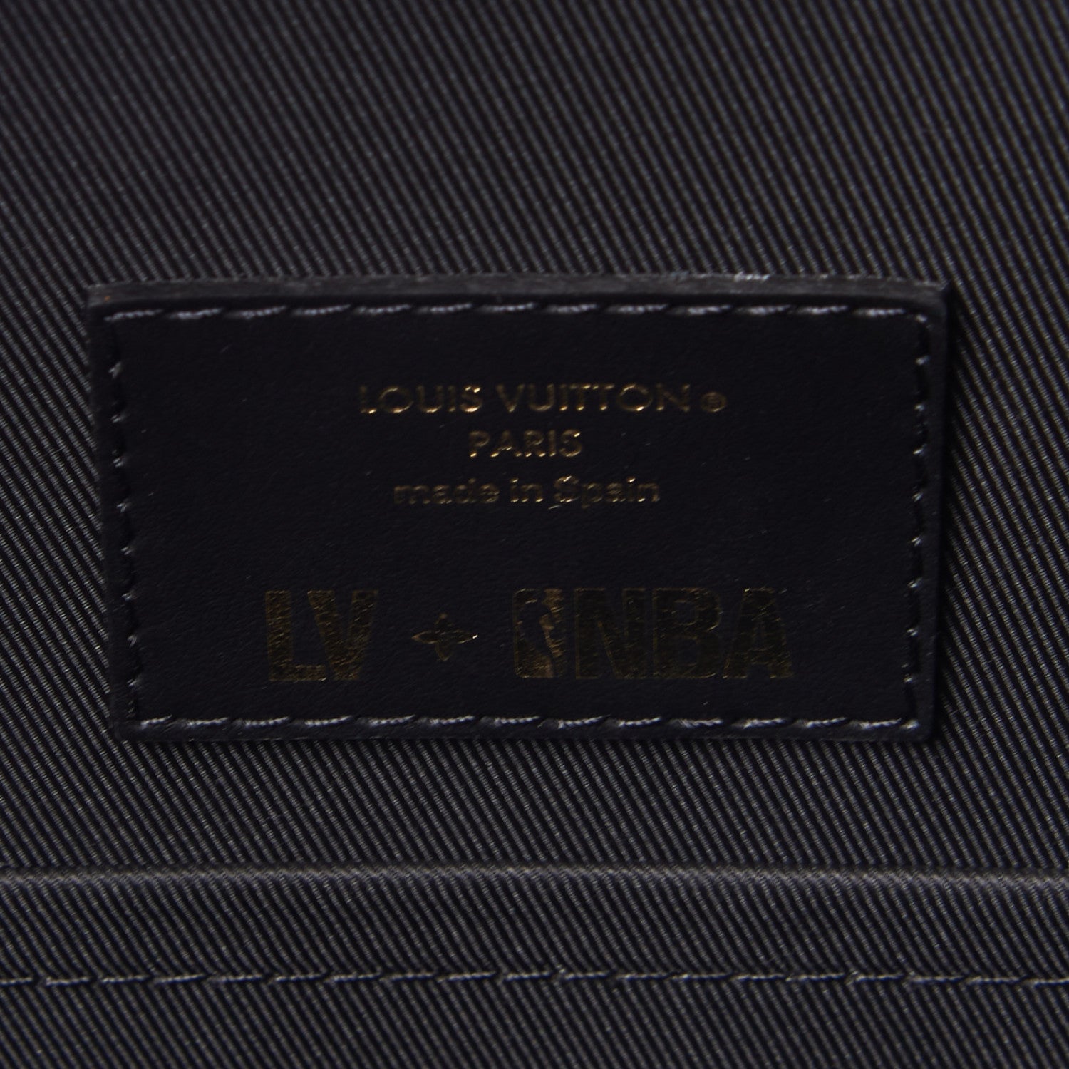 Louis Vuitton X NBA Grained Calfskin Monogram Basketball Backpack Black 9 of 9