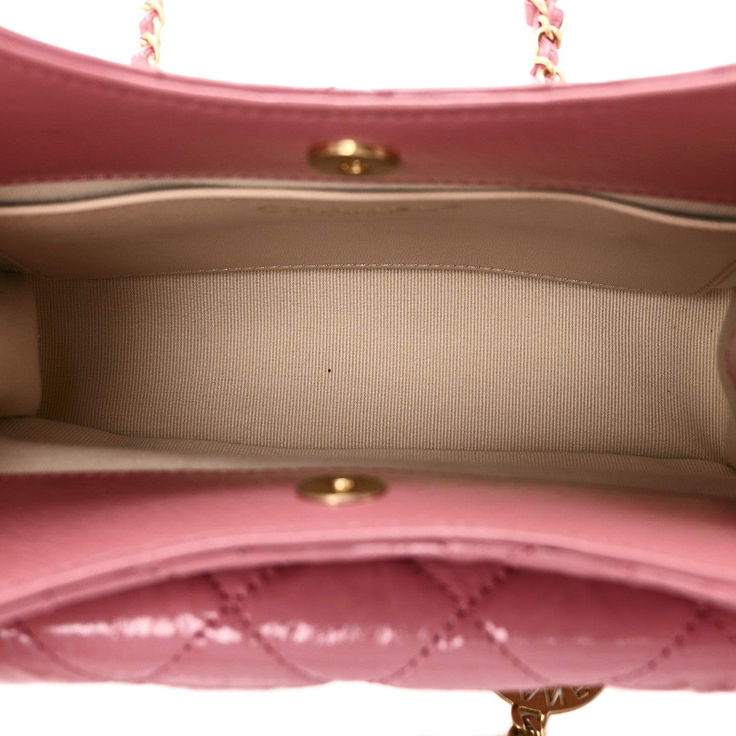 Chanel Shiny Crumpled Calfskin Quilted Small Wavy CC Hobo Pink 5 of 10