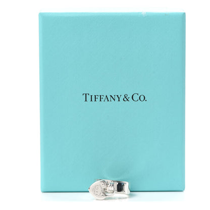 Tiffany Sterling Silver Return To Tiffany Lock Love Ring 49 4.75 6 of 6