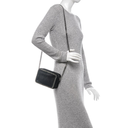 Stella McCartney Shaggy Deer Falabella Crossbody Camera Bag Black 2 of 8