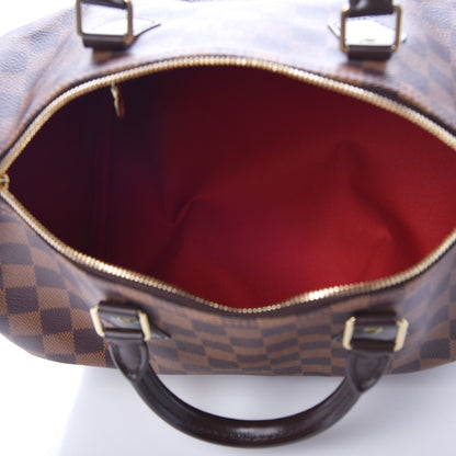 Louis Vuitton Damier Ebene Speedy Bandouliere 30 6 of 9
