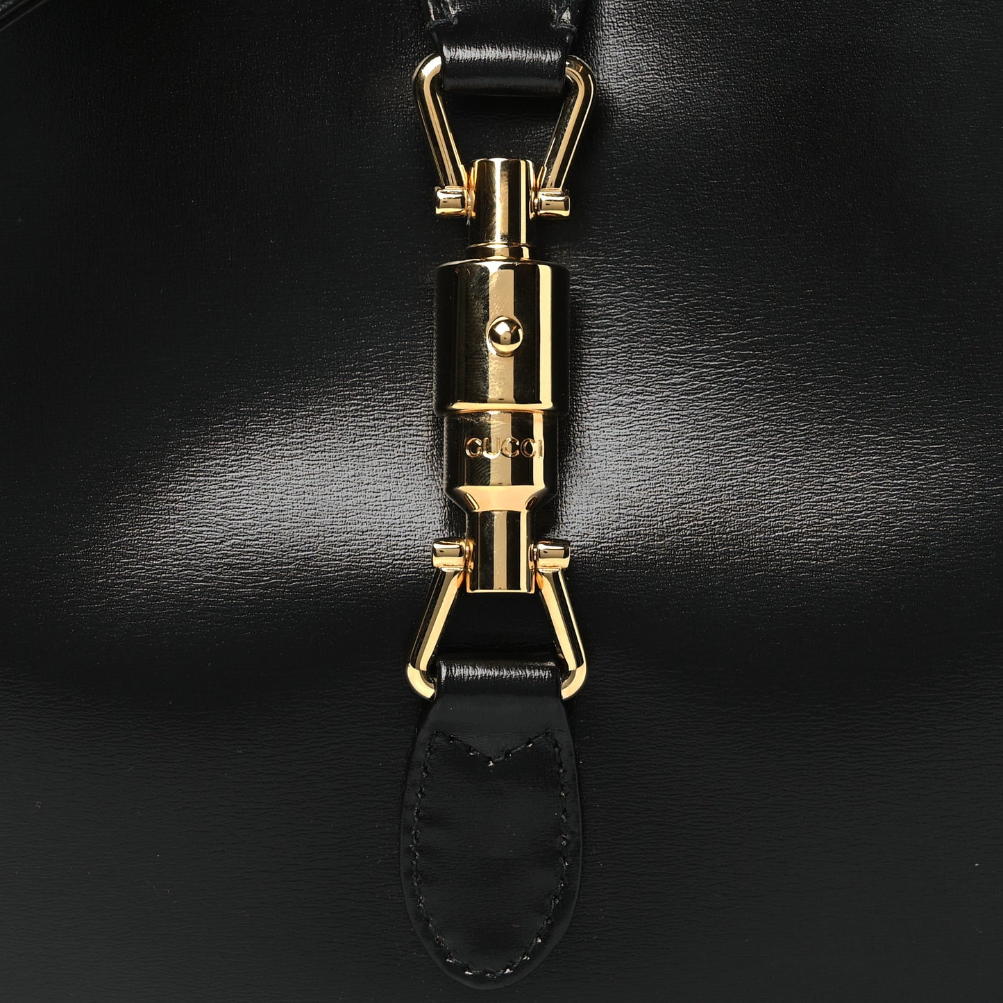 Boarded Dyana Lux Calfskin Small Jackie 1961 Hobo Black