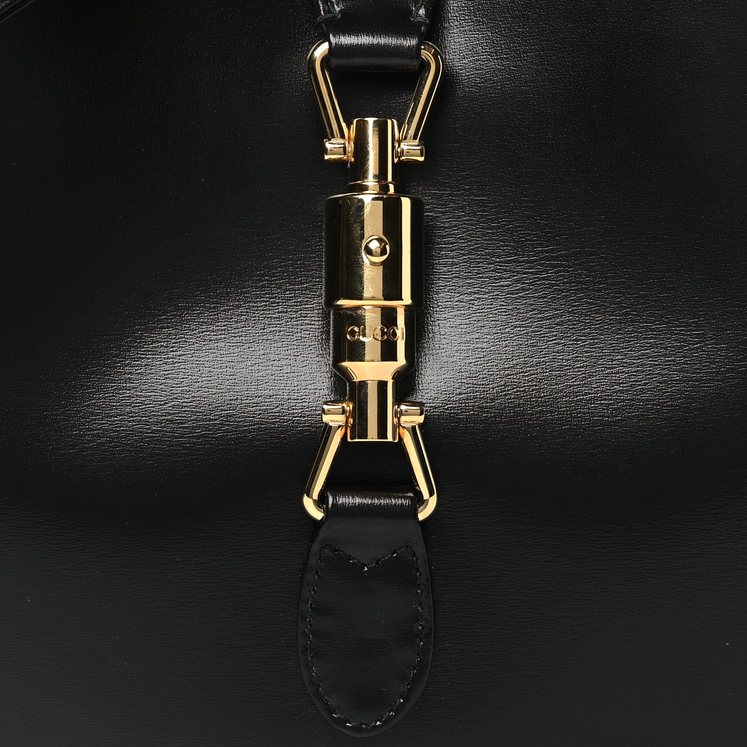 Gucci Boarded Dyana Lux Calfskin Small Jackie 1961 Hobo Black 8 of 10