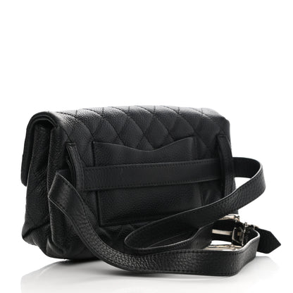 Chanel Grained Calfskin Quilted 2.55 Reissue Flap Belt Bag Clutch Black 2 of 10