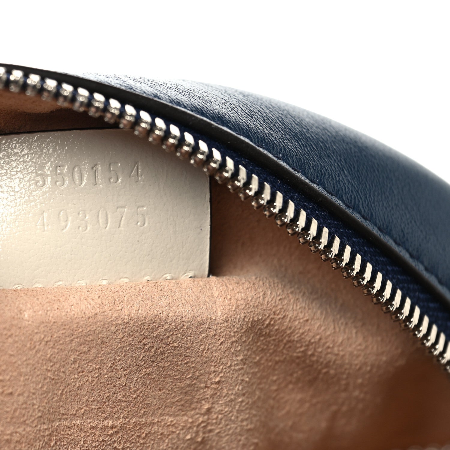 Gucci Azalea Calfskin Matelasse Diagonal Mini Torchon GG Marmont Round Shoulder Bag Blue Agata Mystic White 7 of 10
