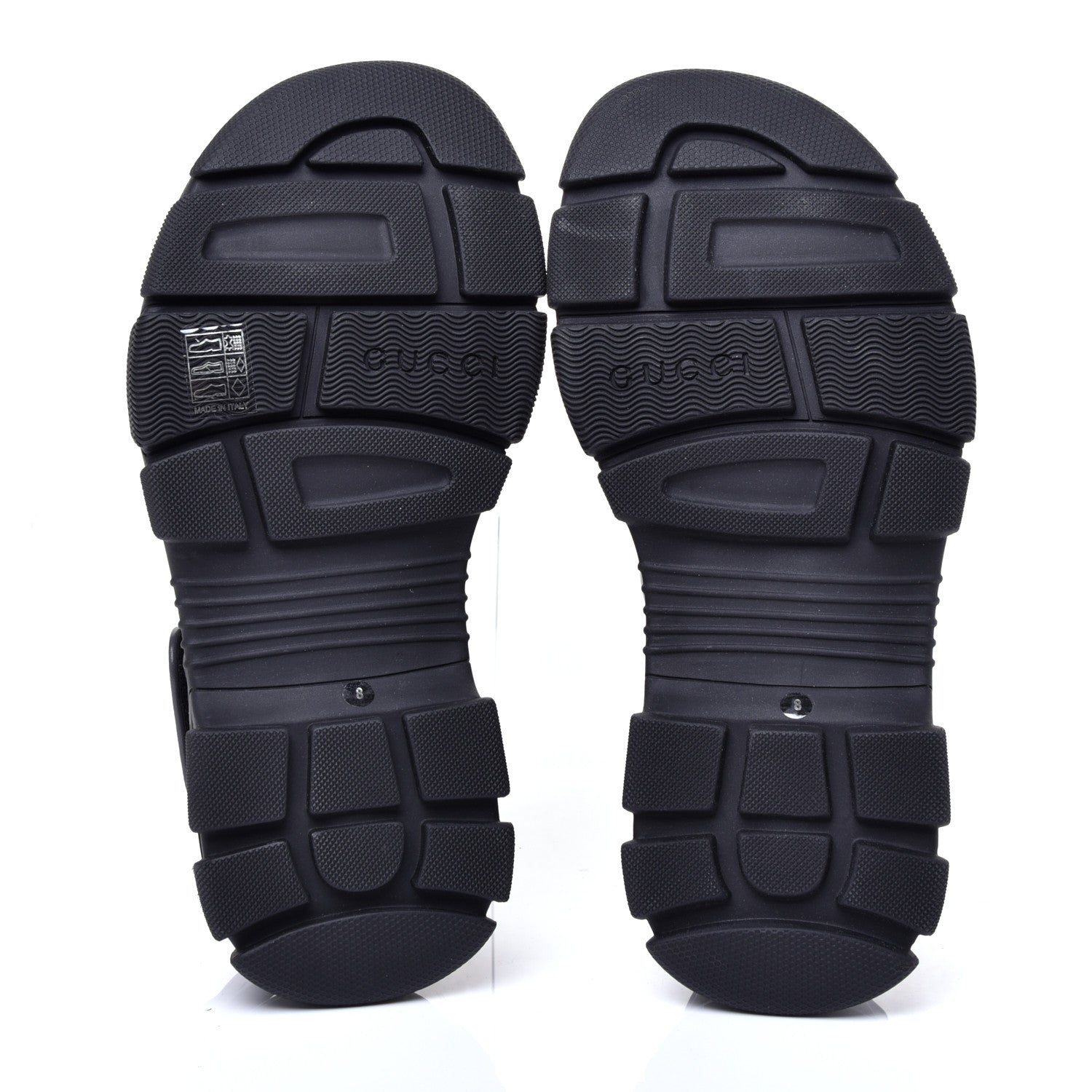 Gucci X SEGA Nappa Mesh Mens Aguru Sandals 8 Loess Black 6 of 11