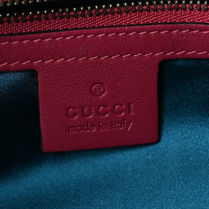 Gucci Velvet Matelasse Small GG Marmont Shoulder Bag Light Raspberry Rose 6 of 11