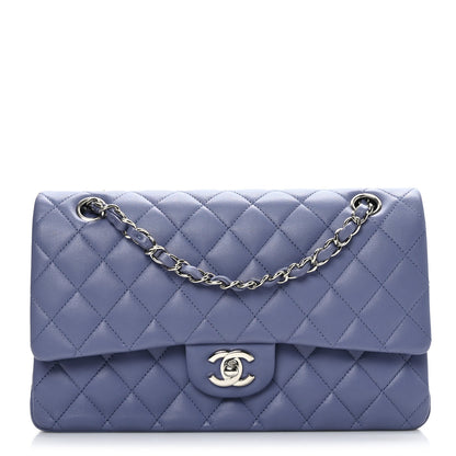 Chanel Lambskin Quilted Medium Double Flap Light Purple 1 of 9