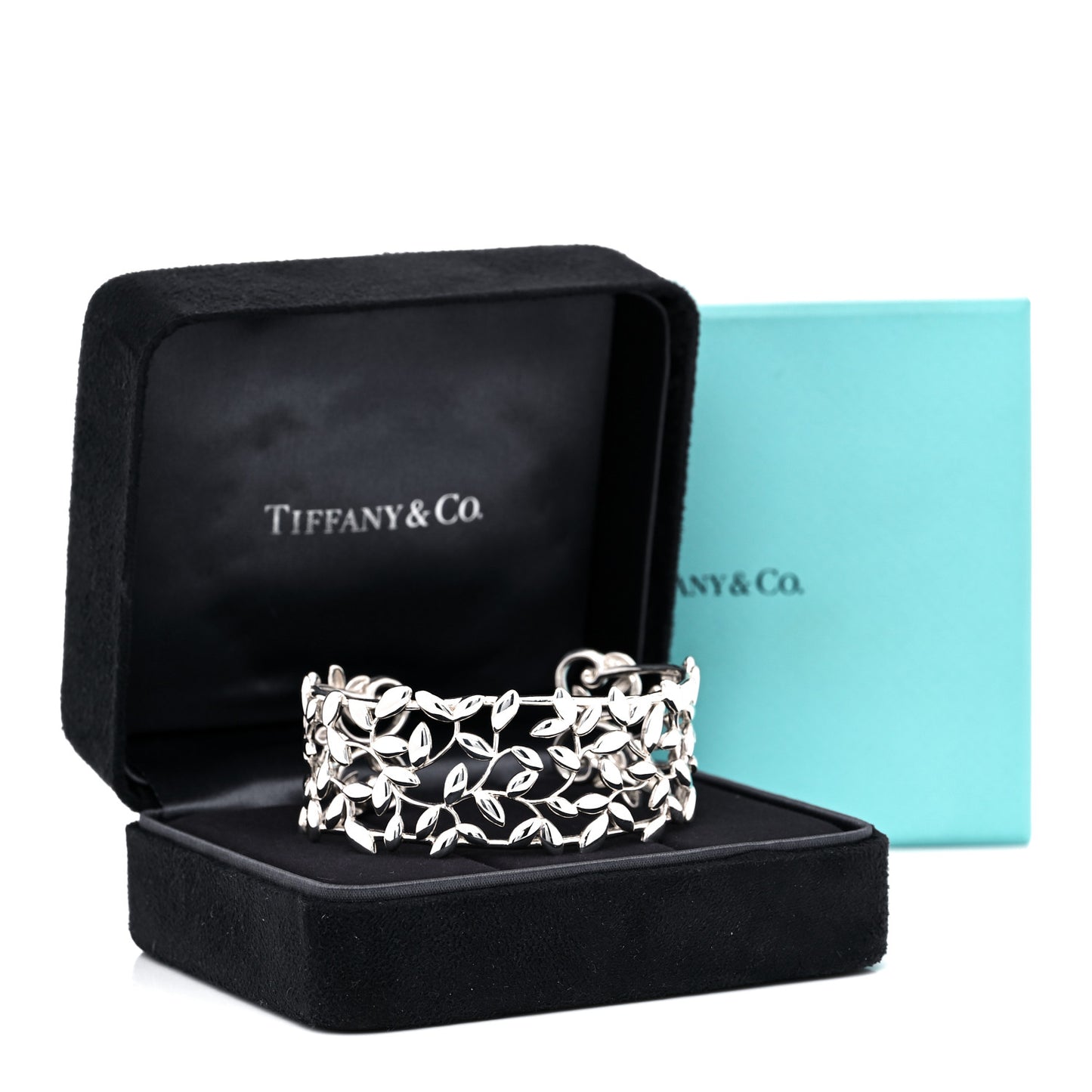 Sterling Silver Paloma Picasso Olive Leaf Cuff Bracelet
