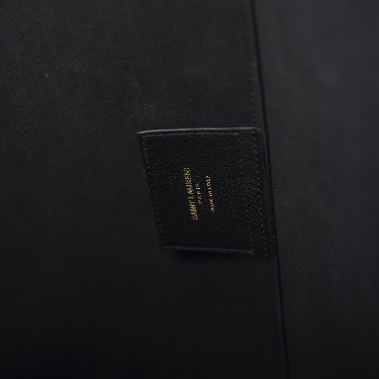 Saint Laurent Calfskin Large Shopping Tote Black 10 of 13