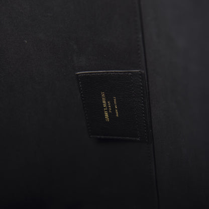 Saint Laurent Calfskin Large Shopping Tote Black 10 of 13