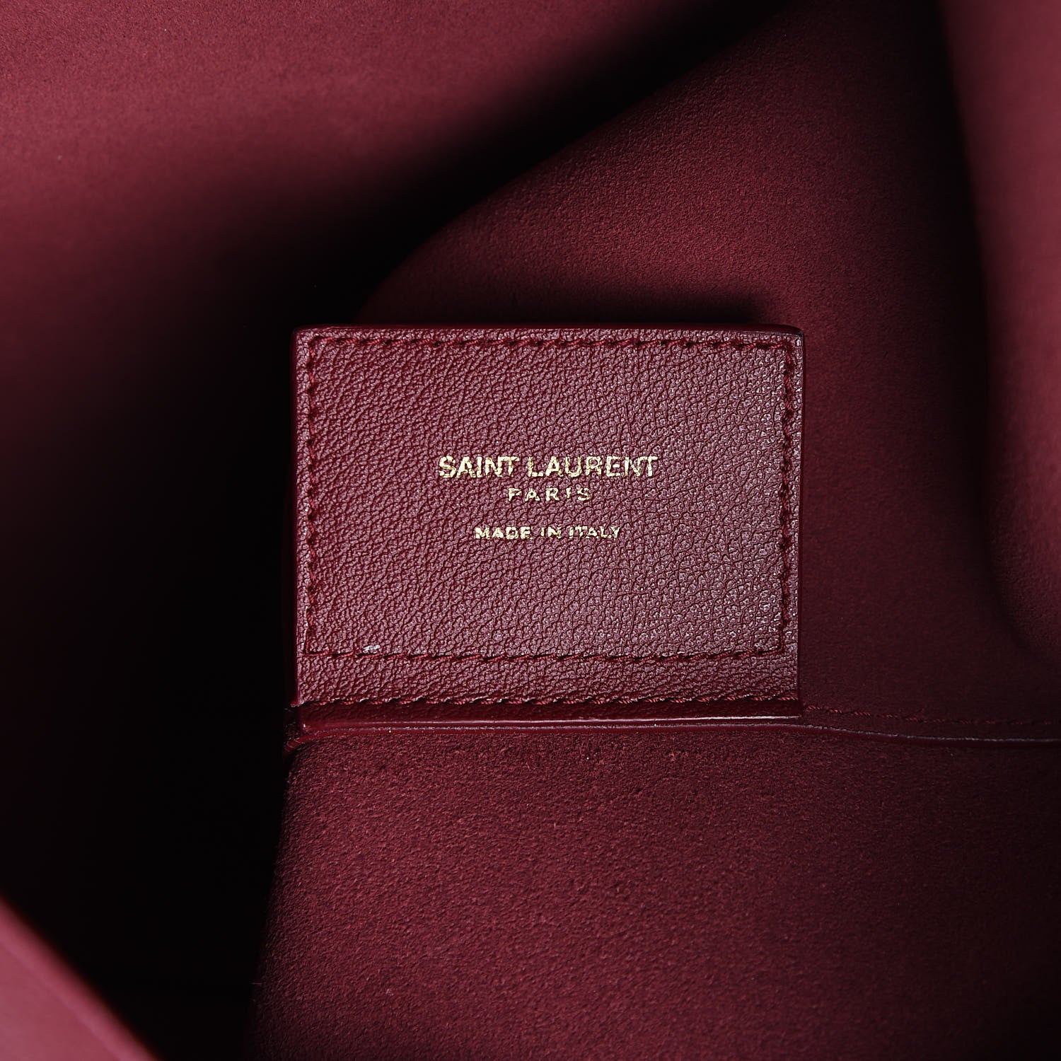 Saint Laurent Calfskin Large Shopping Tote Carmin 6 of 14