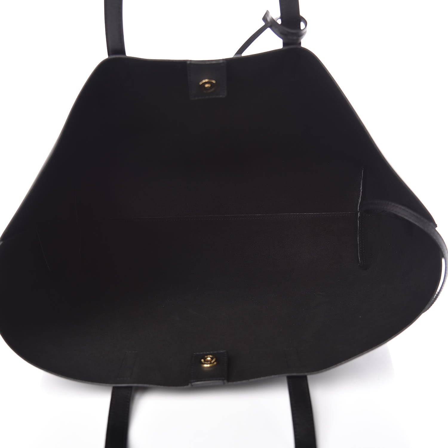 Saint Laurent Calfskin Large Shopping Tote Black 6 of 11