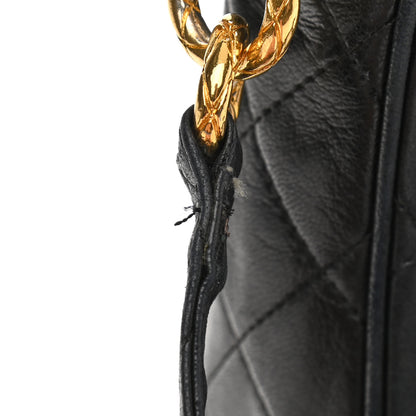 Chanel Lambskin Quilted CC Tassel Camera Case Black 12 of 15