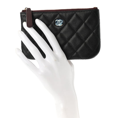 Chanel Caviar Quilted Small Cosmetic Case Black 2 of 8