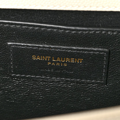 Saint Laurent Grain De Poudre Medium Classic Monogram Kate Satchel Crema Soft 6 of 11