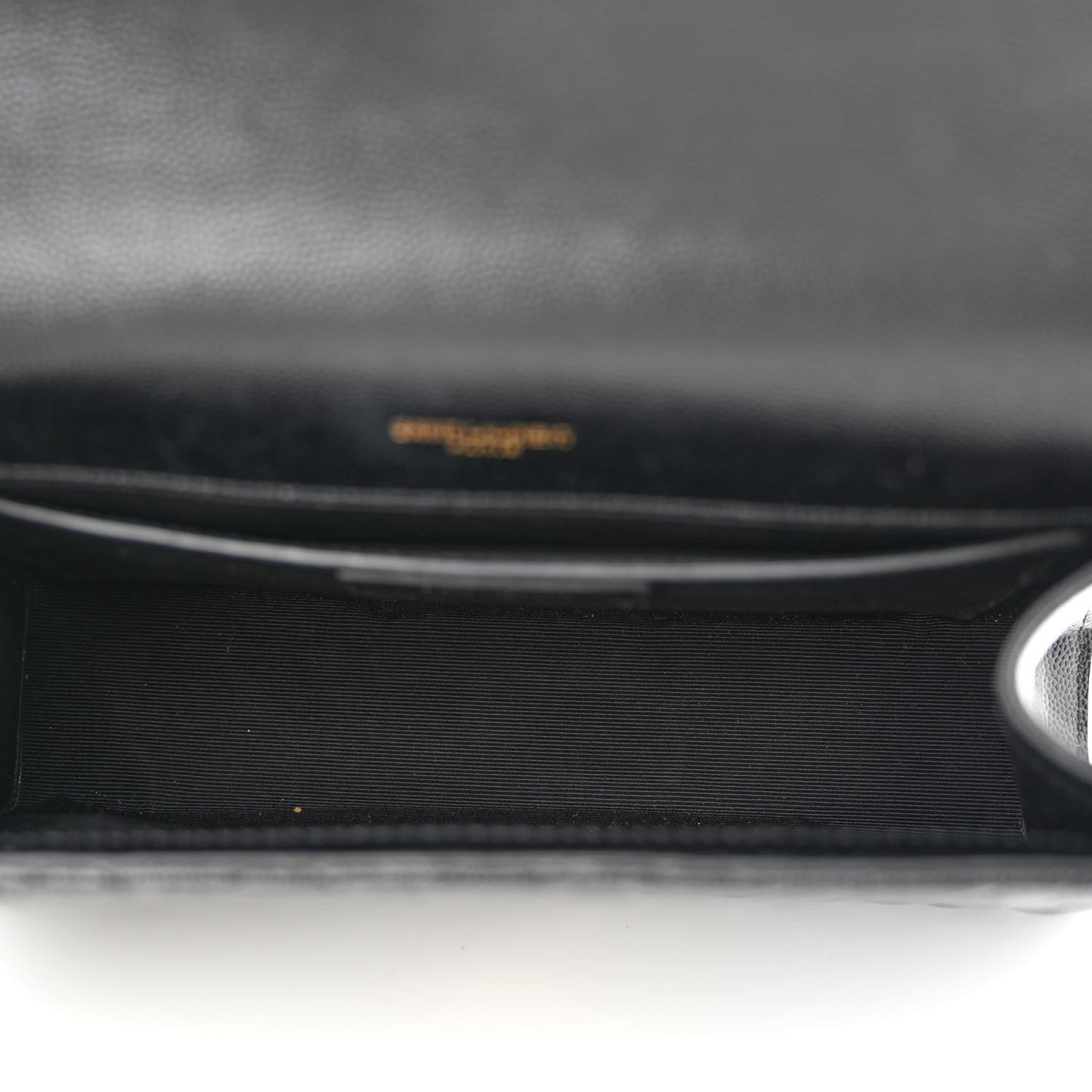 Grain De Poudre Textured Mixed Matelasse Triquilt Medium Monogram Satchel Black