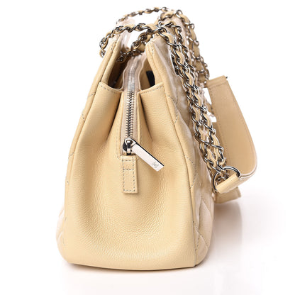 Chanel Caviar Caviar Quilted CC Tote Beige 18 of 19
