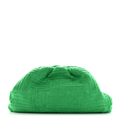 Bottega Veneta Sponge Fabric The Pouch Clutch Grass 1 of 7