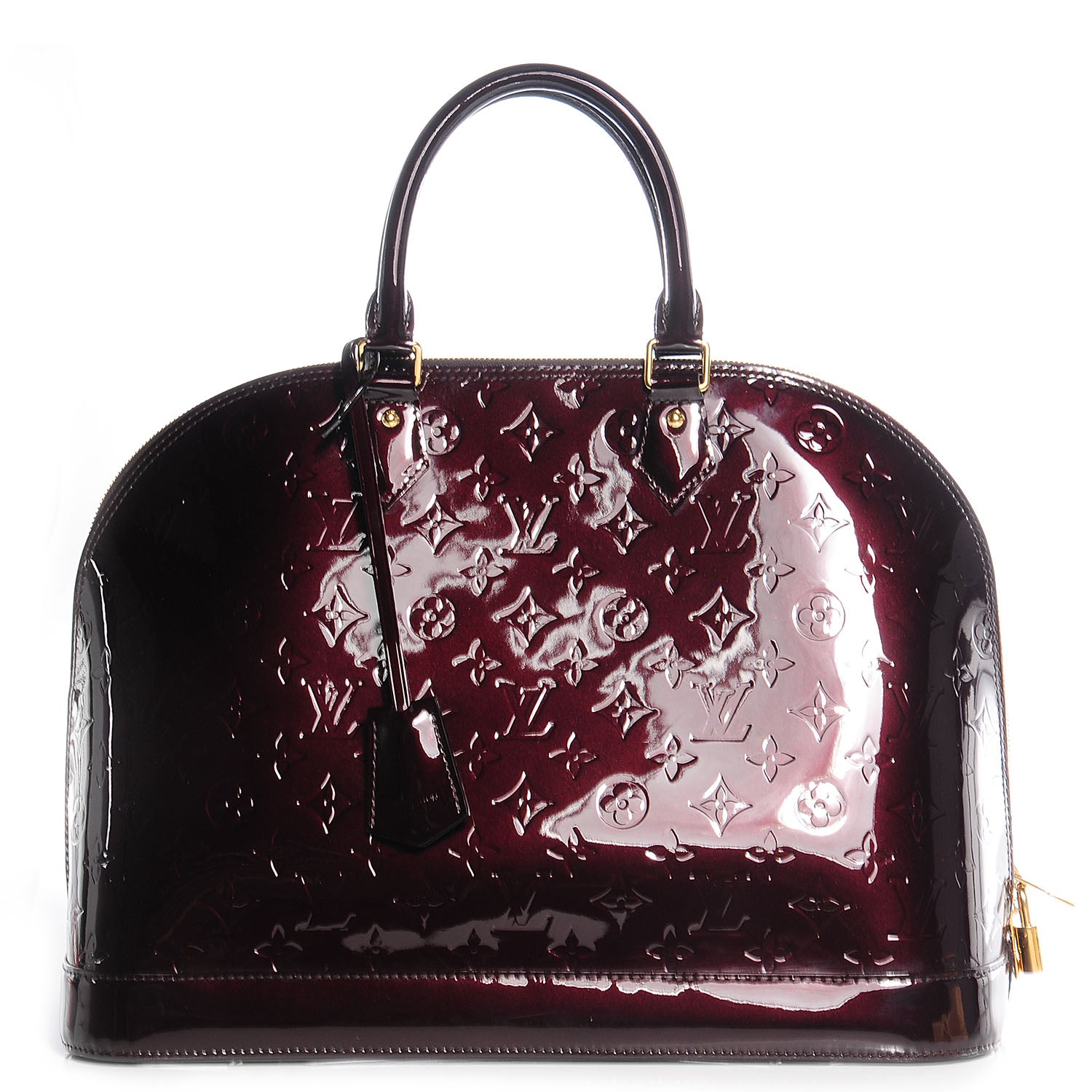 Louis Vuitton Vernis Alma GM Amarante 1 of 7