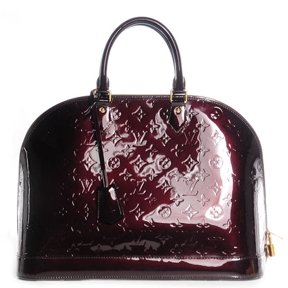 Louis Vuitton Vernis Alma GM Amarante 1 of 7