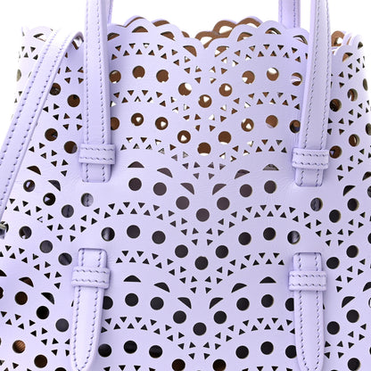Alaia Calfskin Vienne Wave Mina 20 Bag Parme Clair 9 of 11
