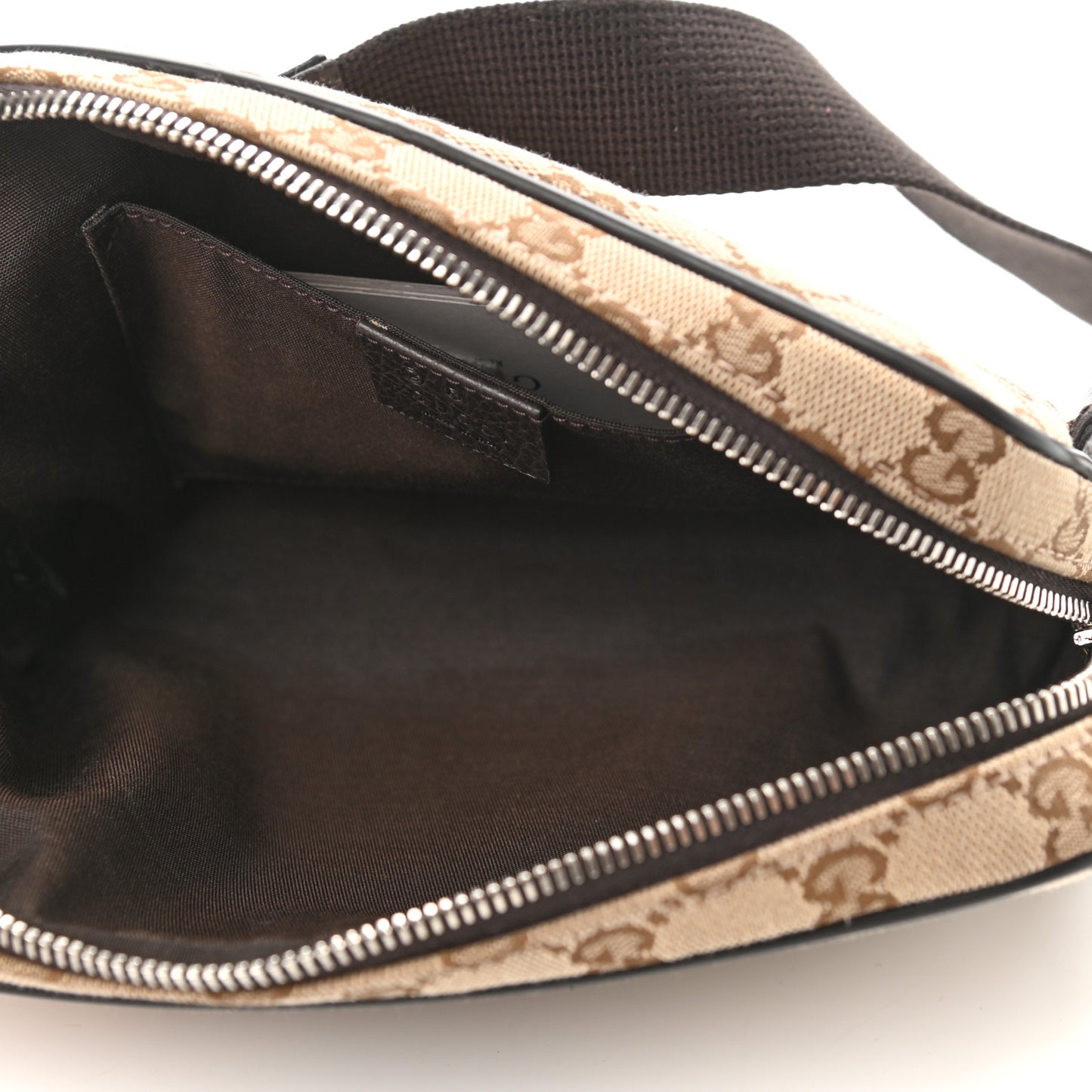 Monogram Belt Bag Dark Brown