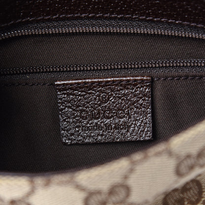 Gucci Monogram Waist Pouch Bag Dark Brown 6 of 10