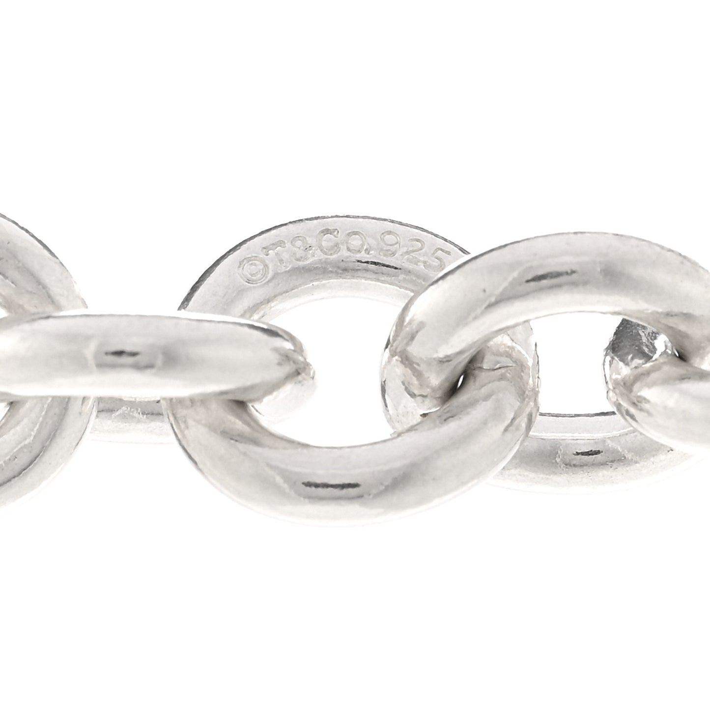 Sterling Silver Round Link Necklace