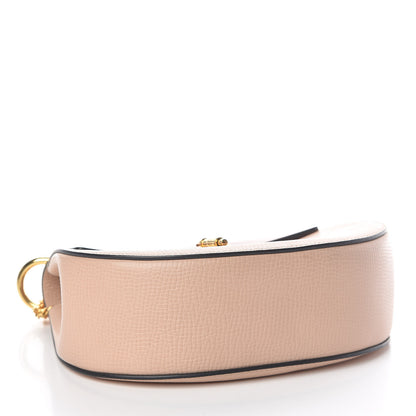 Chloe Grained Calfskin Lambskin Bi-Color Drew Shoulder Bag Powder Beige Mustard 4 of 10