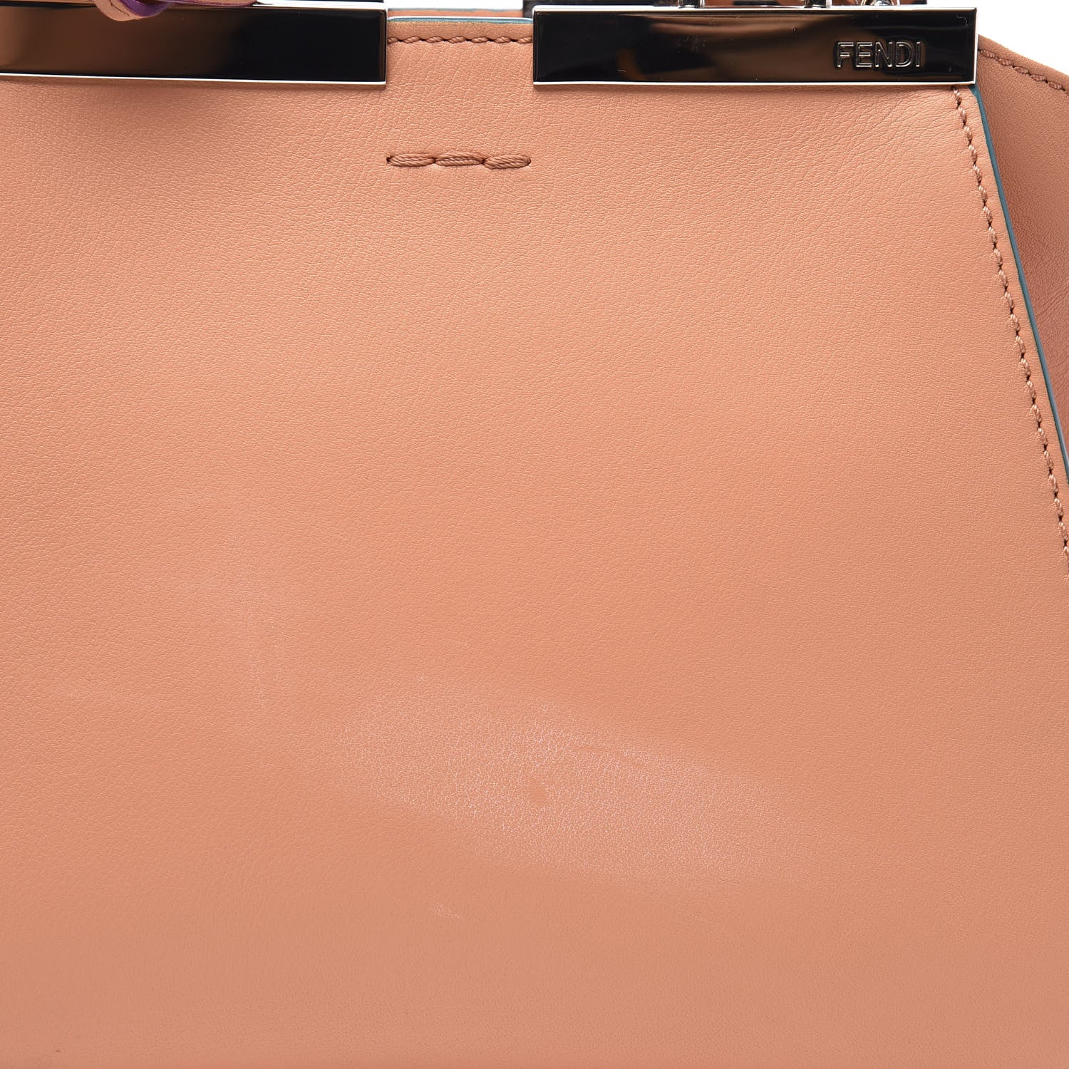 Fendi Vitello Dolce Mini 3jours Tote Albicocca 9 of 12