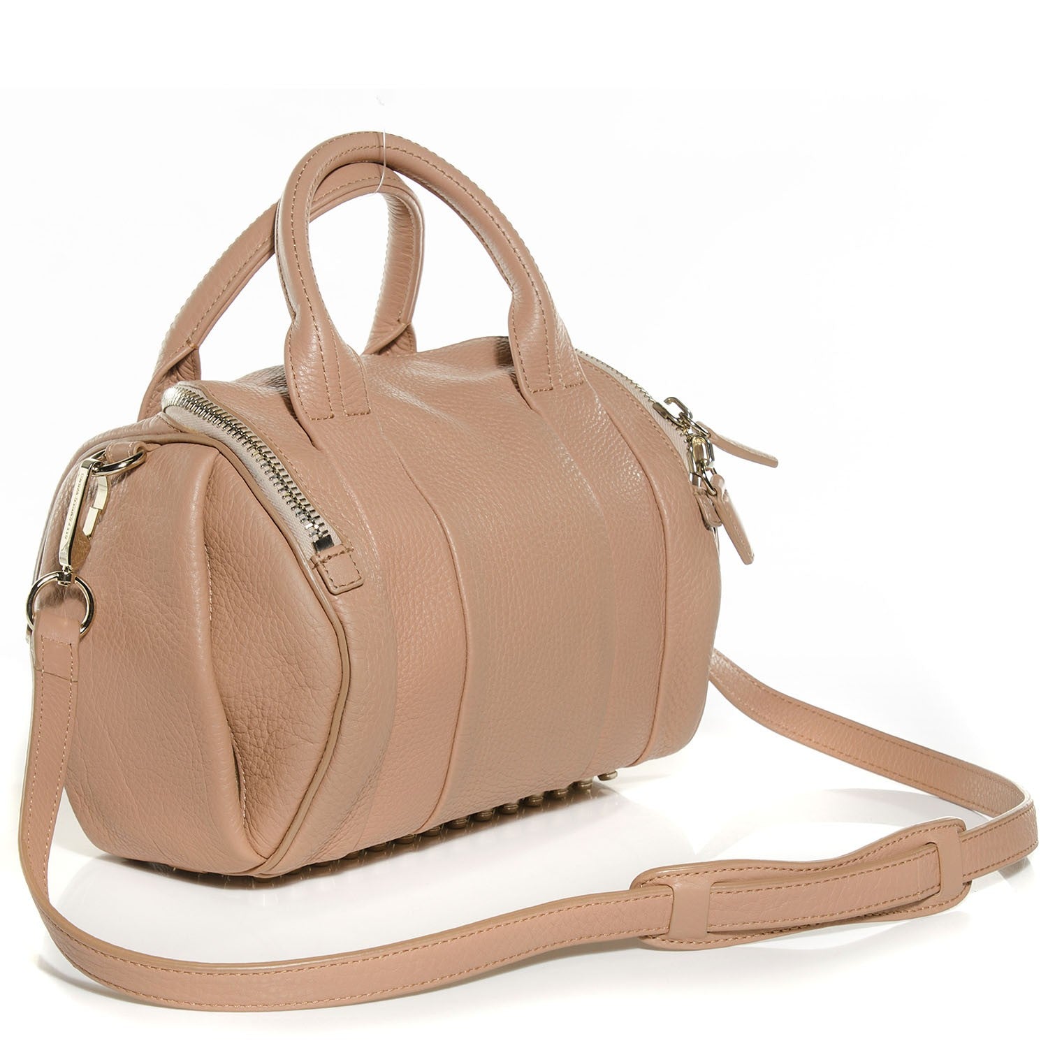 Alexander Wang Pebbled Lambskin Rockie Blush Pale Gold Hardware 3 of 8